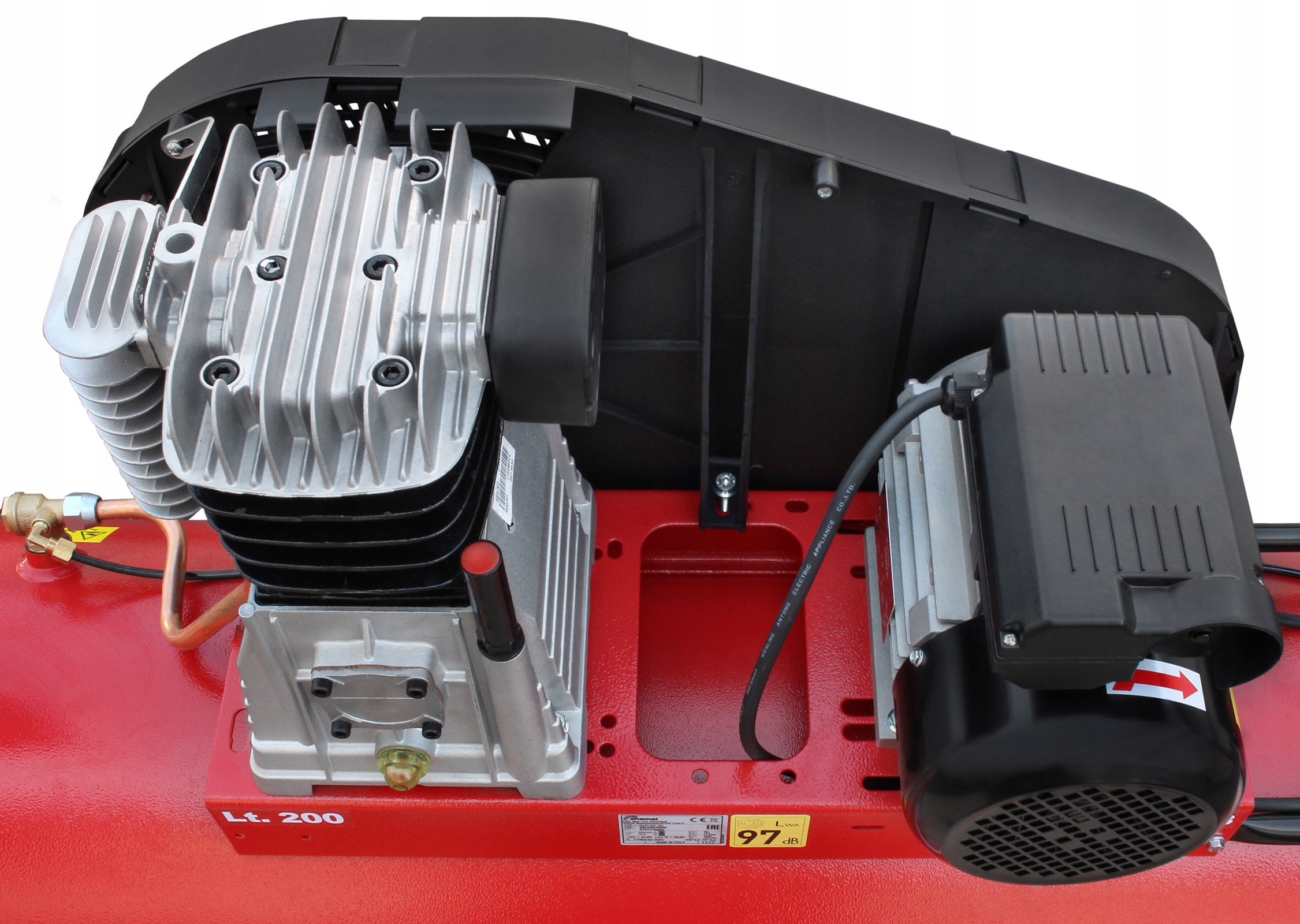 SHAMAL KOMPRESOR SPRĘŻARKA TŁOKOWA CM 390/200 SB38C 2KW EAN (GTIN) 8028403010374