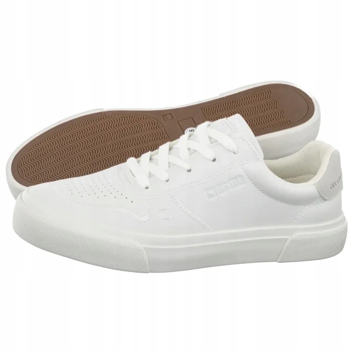 Dámské tenisky Polobotky Big Star Bílé TT274008 Bílé