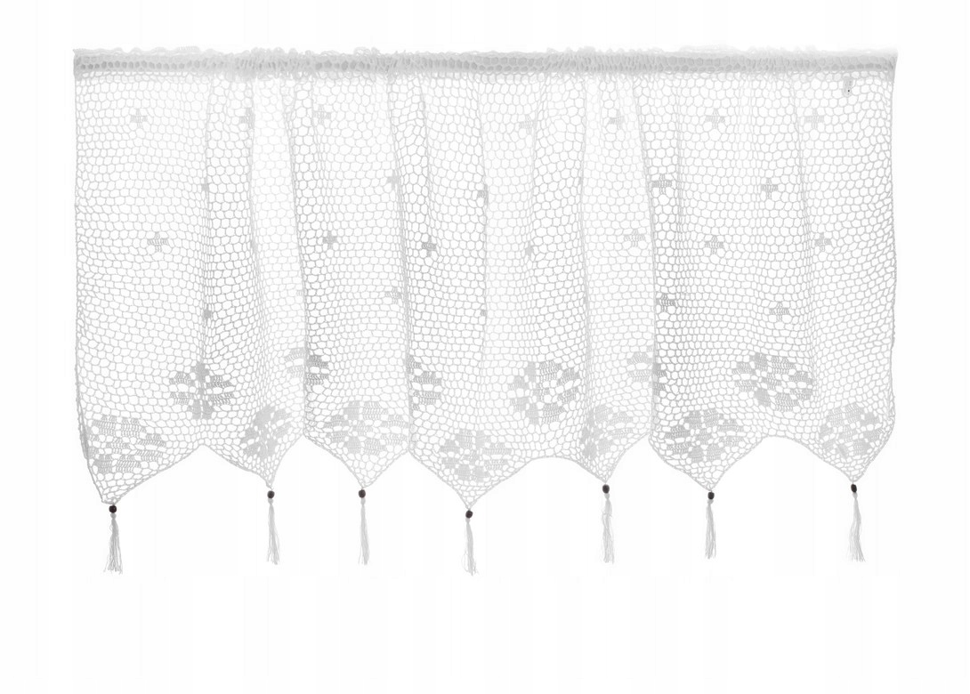 

Firana zazdrostka Boho szydełkowa 60x150