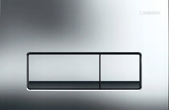 Ovládací tlačítko Geberit Delta50 Chrom lesklý