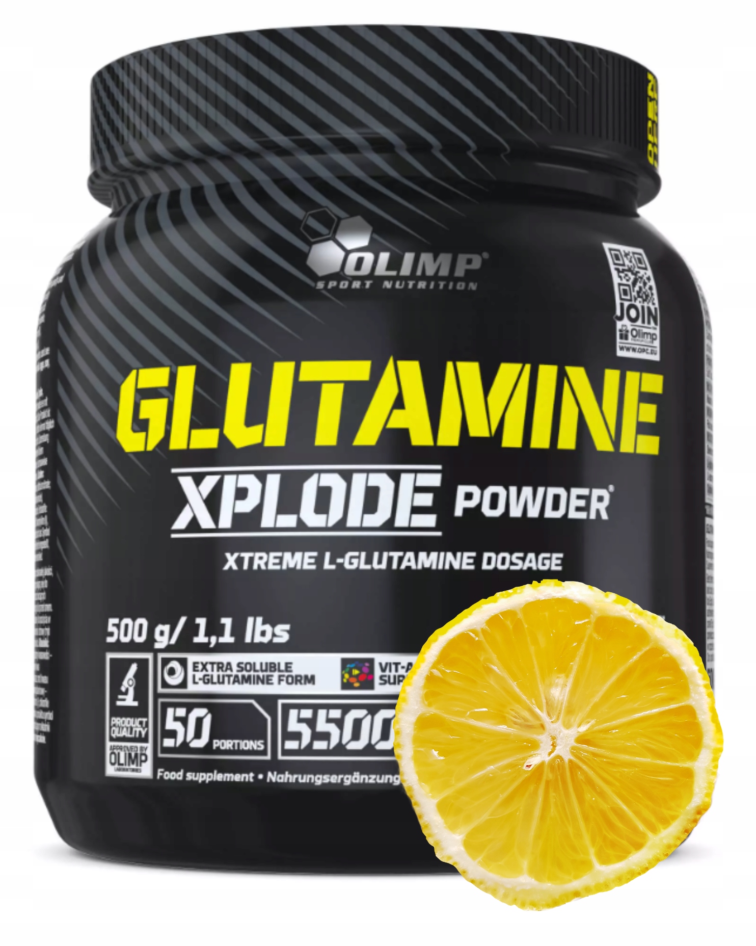 Olimp Glutamin Xplode Powder 500 g Citron Aminokyseliny Glutamin Regenerace