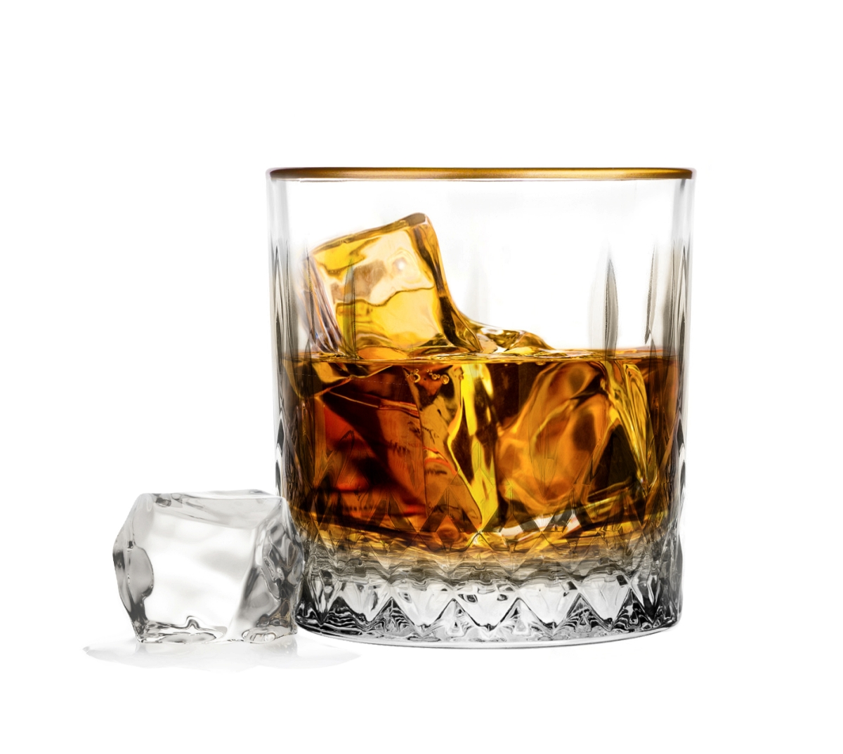 

Szklanka 280ml Złote Obrzeże,do Whisky,drinki,woda