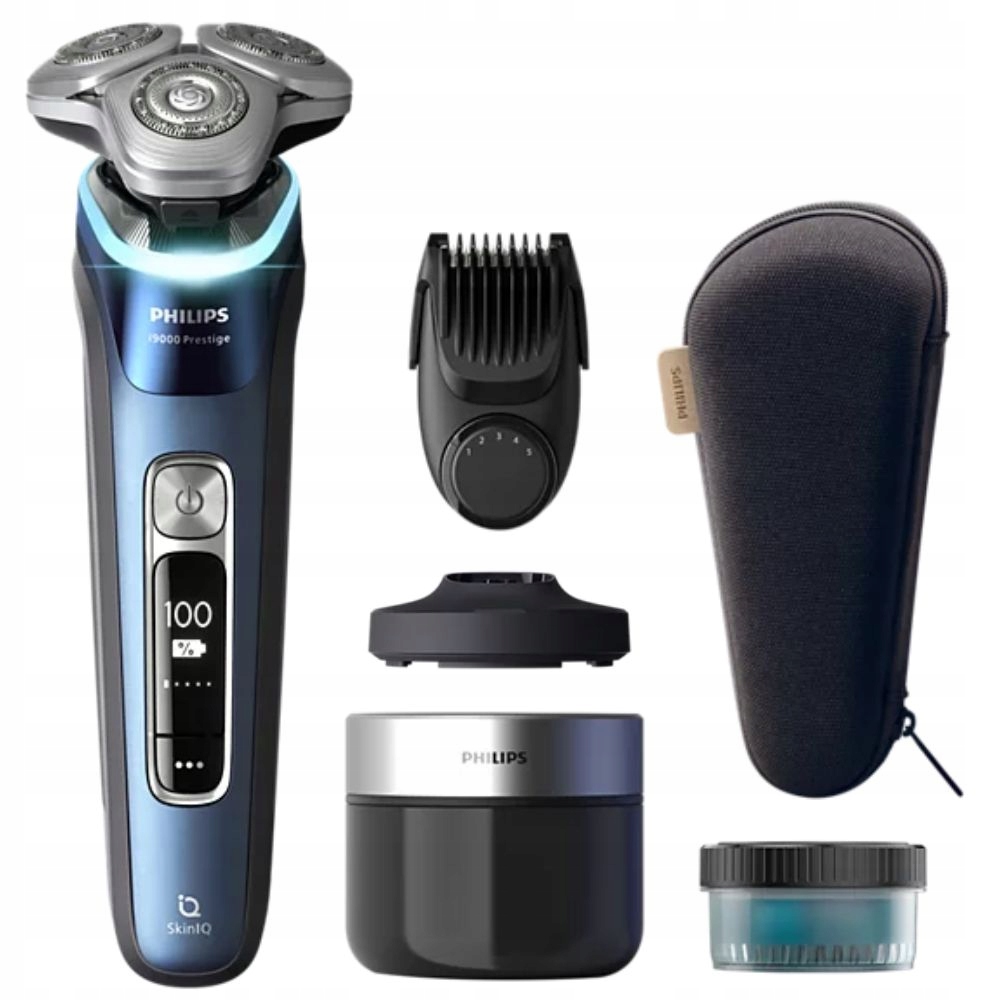 Elektrický holiaci strojček pre mužov SkinIQ Philips XP9201/33 na suché aj mokré holenie