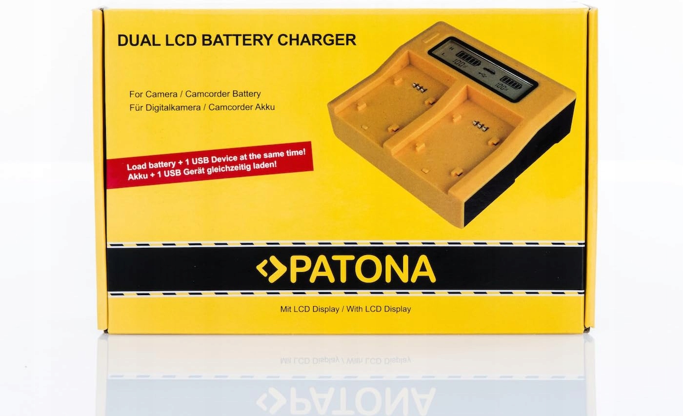 Bundlestar LCD podwójna ?adowarka - kompatybilna z Kolor biały