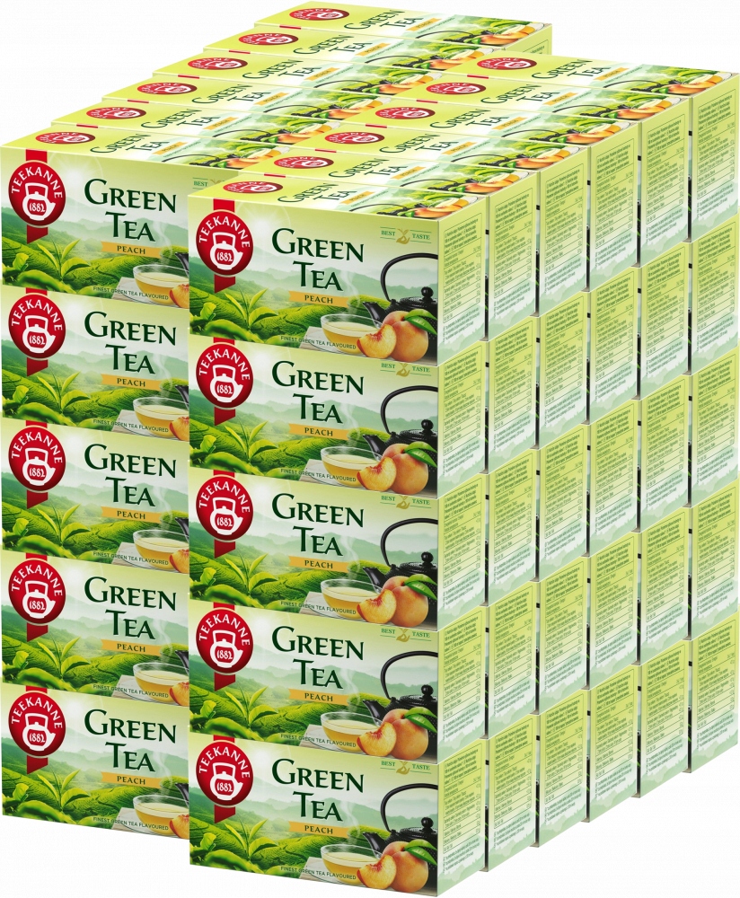 Herbata Teekanne Green Tea Peach brzoskwinia 20 torebek x60