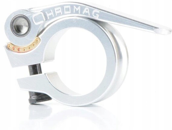 Objímka Podsedlová svorka Chromag Qr 34,9 mm 35 mm Cnc Silver