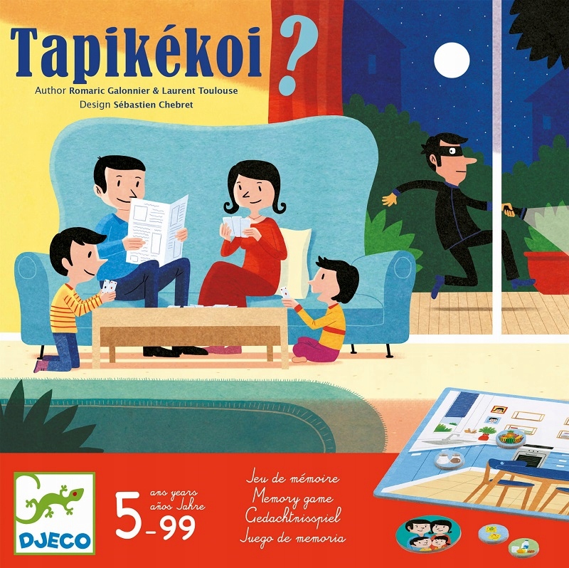 Tapikekoi gra pamięciowa memory pamięć Djeco 5+