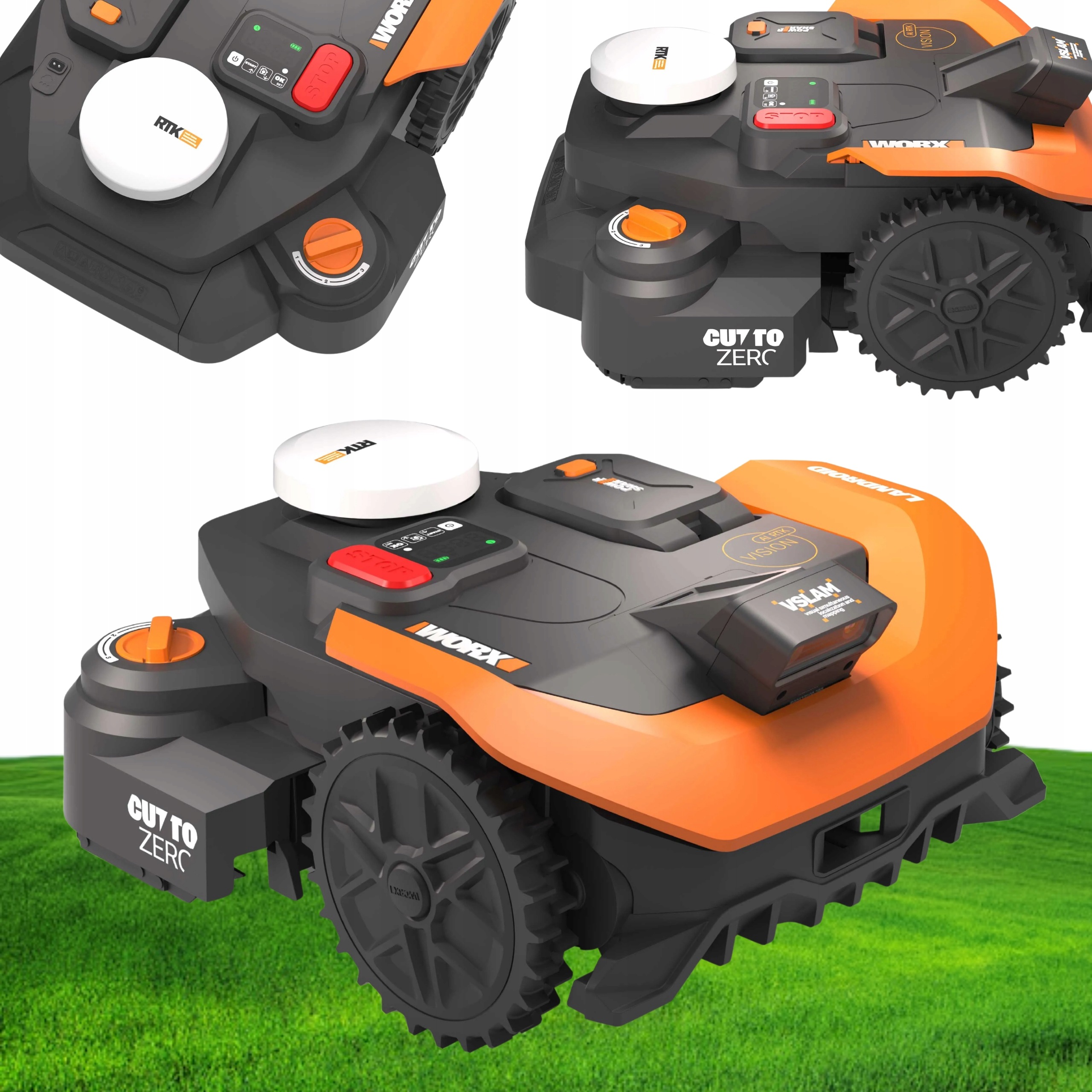 Worx WR312E Robot Koszący Landroid Vision Cloud 1200 2WD Rtk 1200 M²