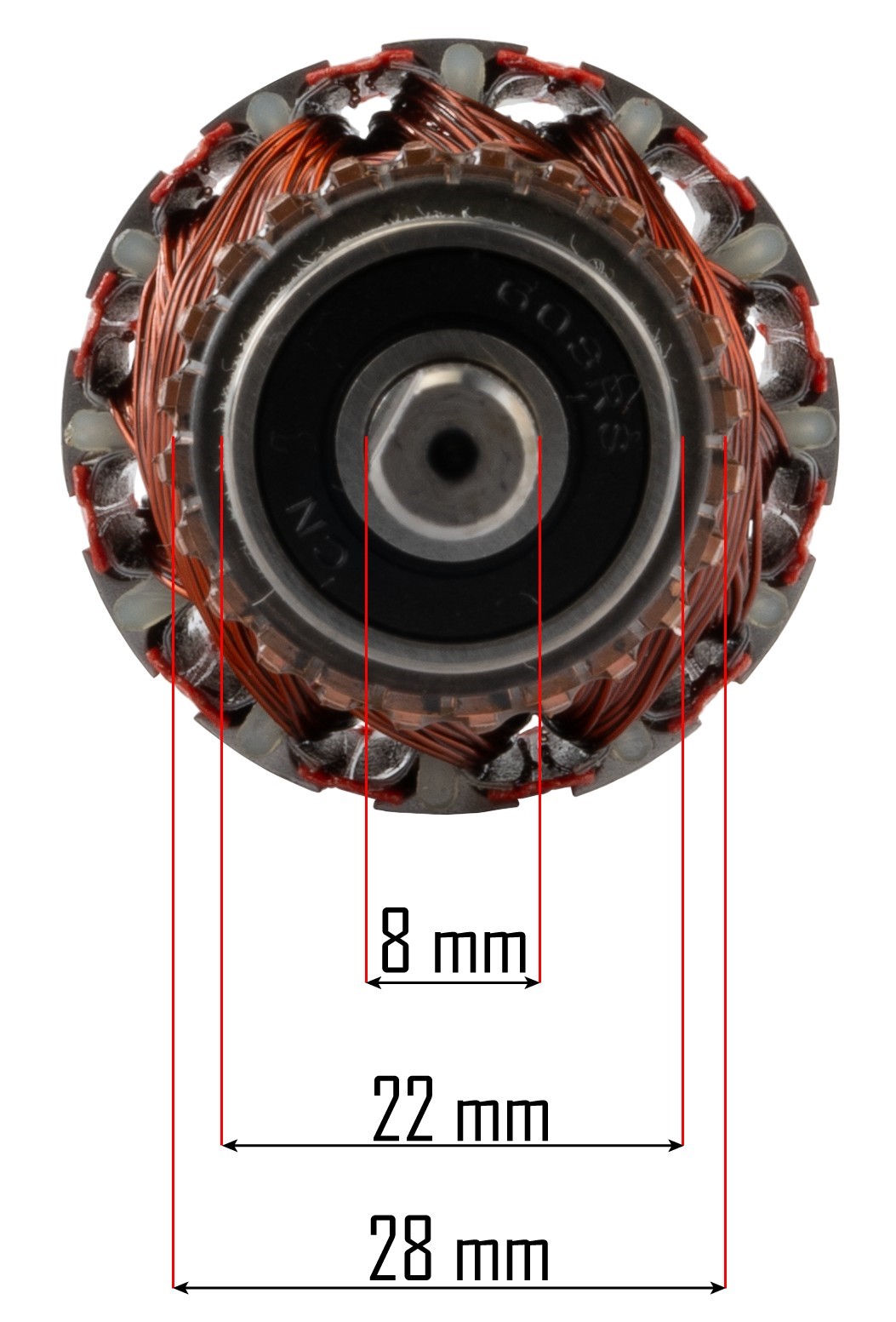 WIRNIK DO AERATORA POWERMAT WERTYKULATORA PM-AEW-2400M 2x ŁOŻYSKO 195mm Rodzaj wirnik