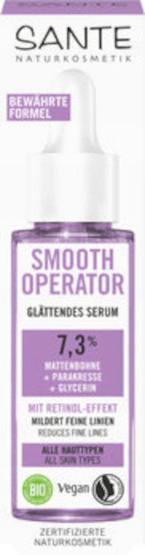 Vyhlazující pleťové sérum s efektem retinolu 7,3 % – vigna aconitifolia