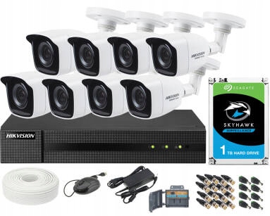 Sada na monitorovanie 4v1 Hikvision Hiwatch