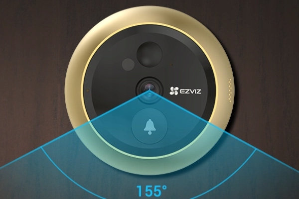 EZVIZ Wideodomofon 2MP 4,3 Cala WiFi 155° Detekcja Osób Dwukierunkowe Audio — miniatura 16