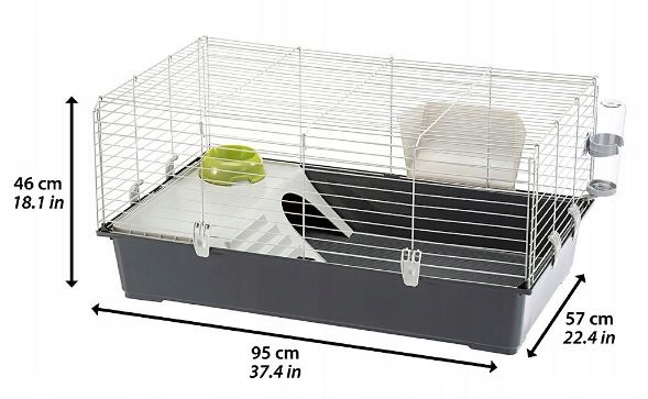 Klatka dla królików FERPLAST RABBIT 100(x1) Rodzaj klatka