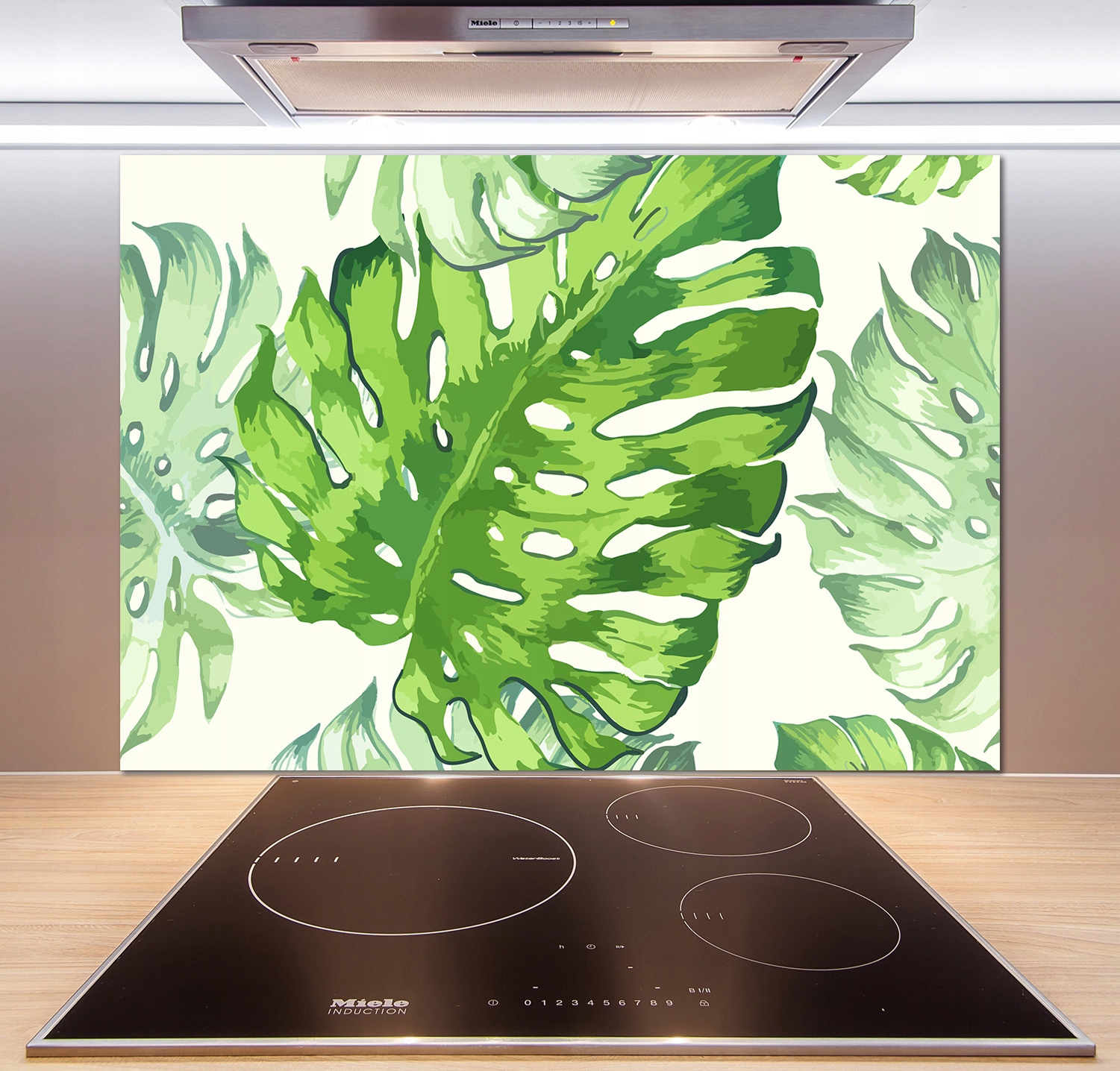 

Panel do kuchni Tropikalne liście 100x70 cm + Klej