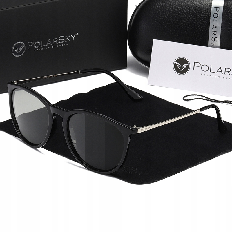 

Okulary fotochromowe Uv lekkie kocie Polarsky