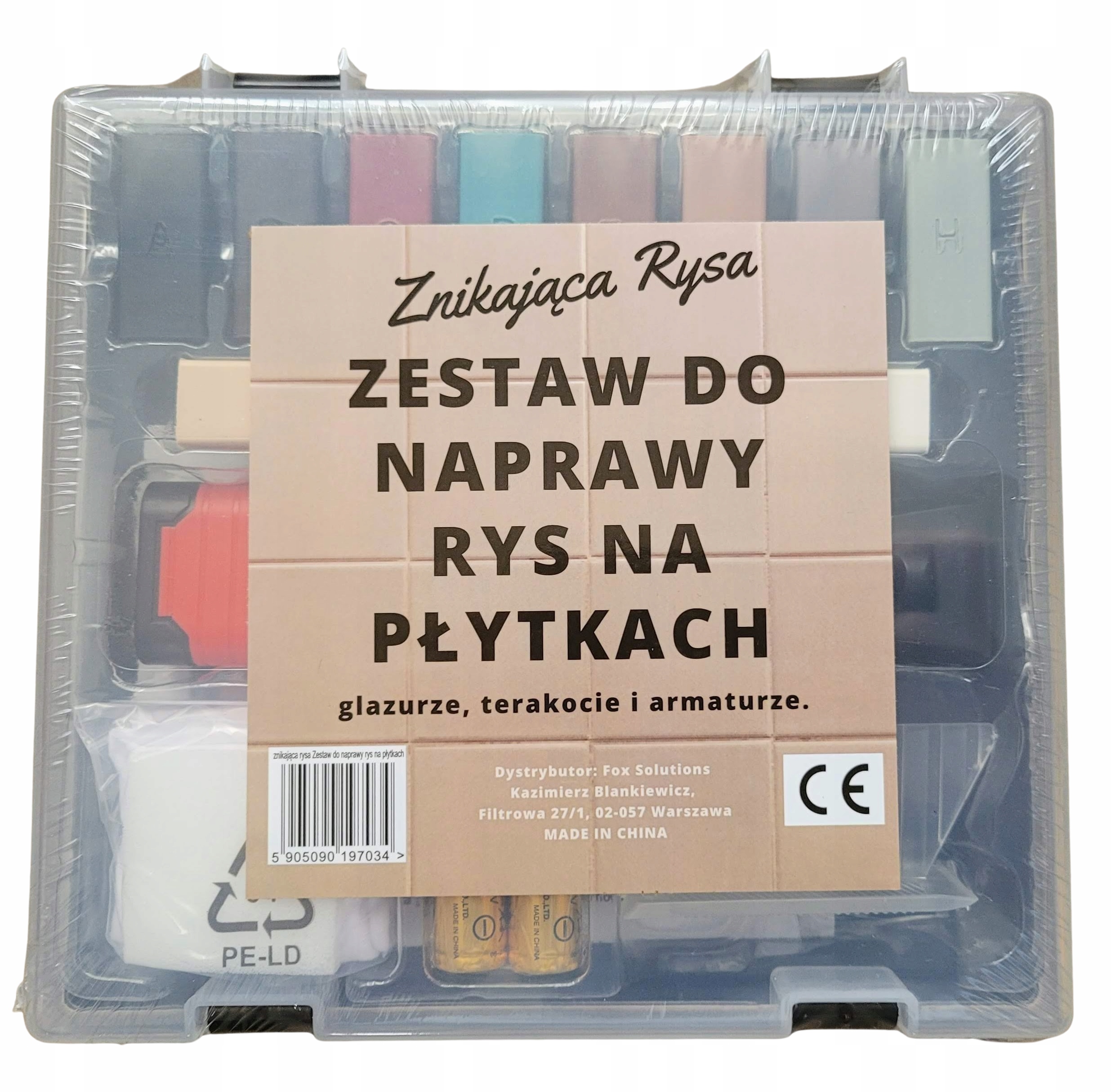 

Zestaw Do Naprawy Płytek woski do glazury terakoty