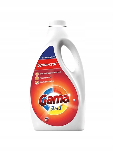 Levně 2x Gama Gel Univerzální pro praní tkanin 50 praní 2,25 l