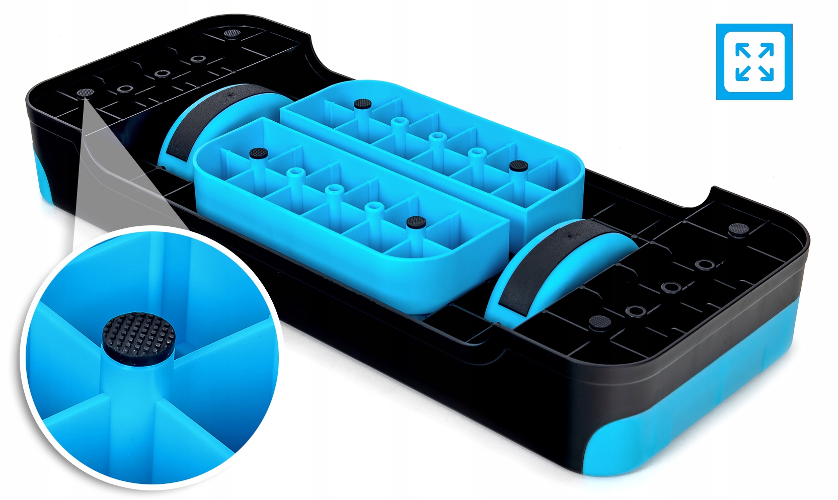 STEP do ćwiczeń fitness AEROBIKU 2 stopnie TRENER RÓWNOWAGI modułowy PODEST Rodzaj step