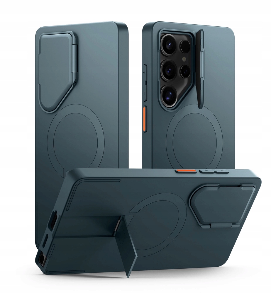 Pouzdro Suritch pro Galaxy S25 Ultra, ochrana fotoaparátu pro MagSafe, stojánek na pouzdro