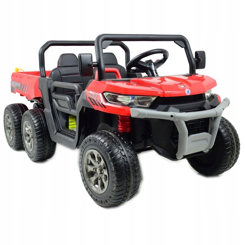 Buggy 6 Kołowy Dla 2 Dzieci, Elektryczna Wywrotka, Miękkie Koła, Miękkie Si