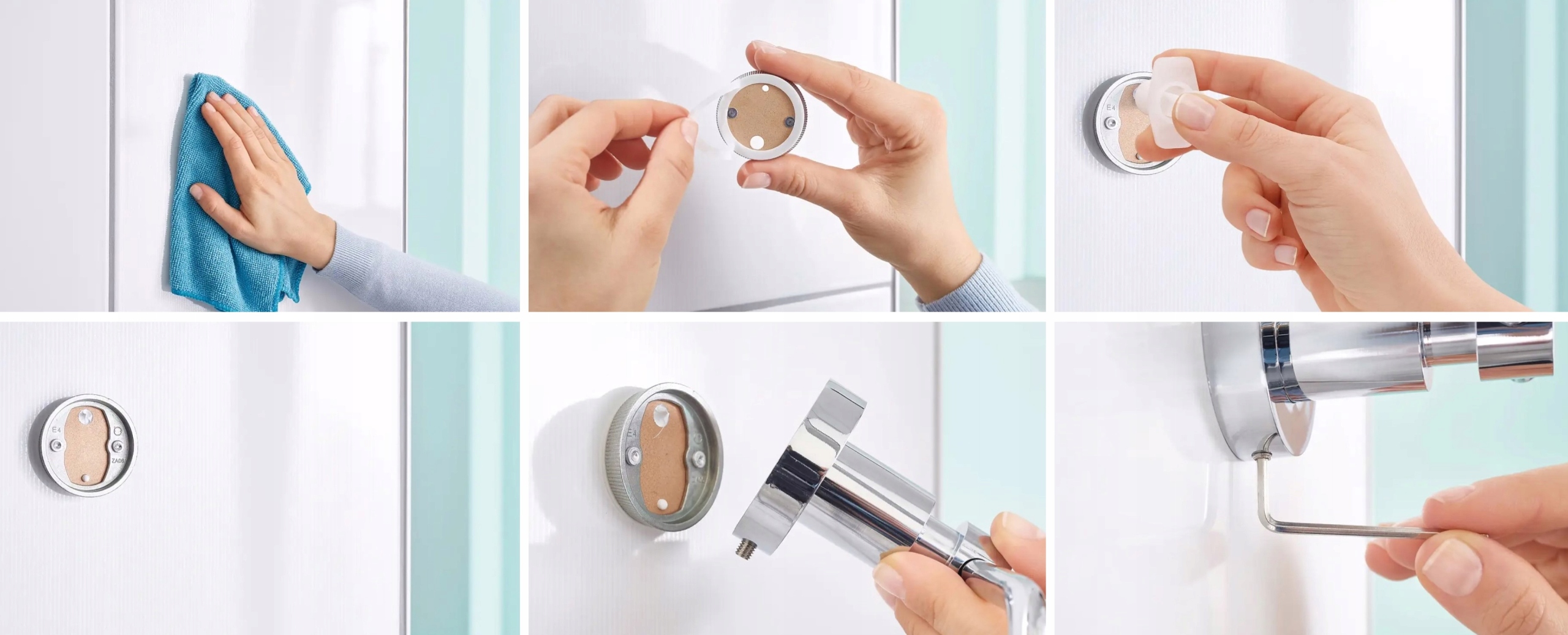 Uchwyt na papier toaletowy BEZ WIERCENIA tesa Loxx Wysokość produktu 18.5 cm