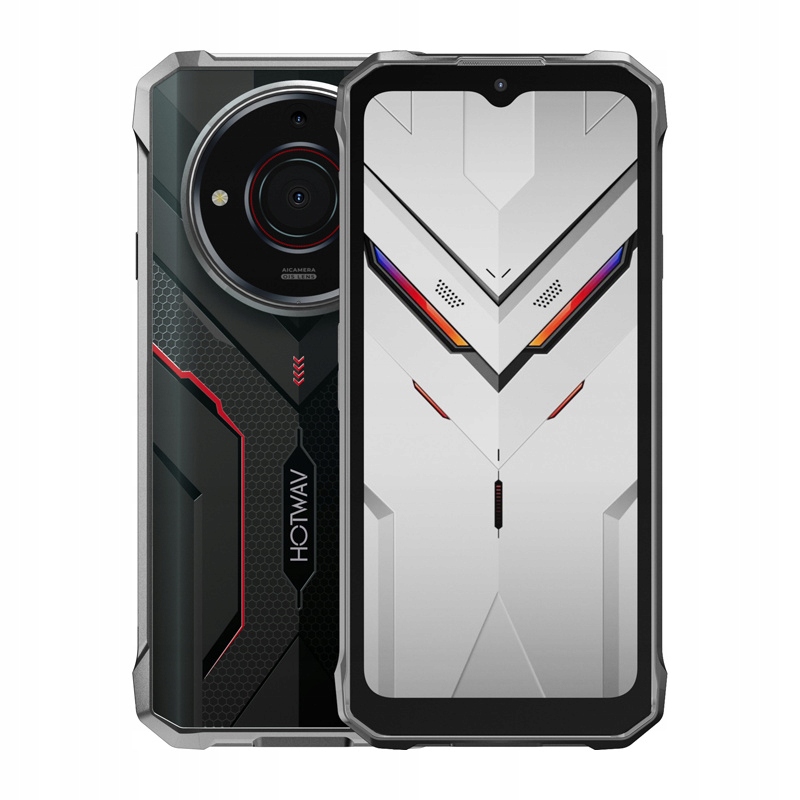 Hotwav T7S Pancéřový smartphone černý 4GB 4GB Ram 128GB 21MP 6,52 palců