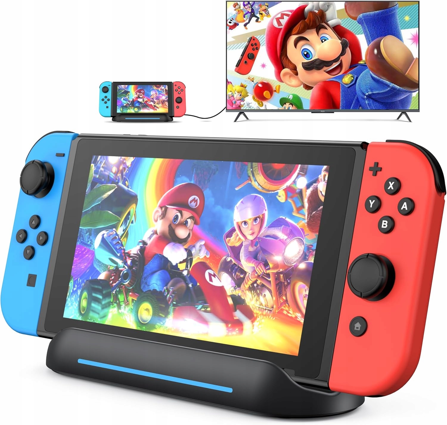 Stacja dokująca RREAKA 5w1 do Nintendo Switch OLED TV Adapter HDMI USB 3.0