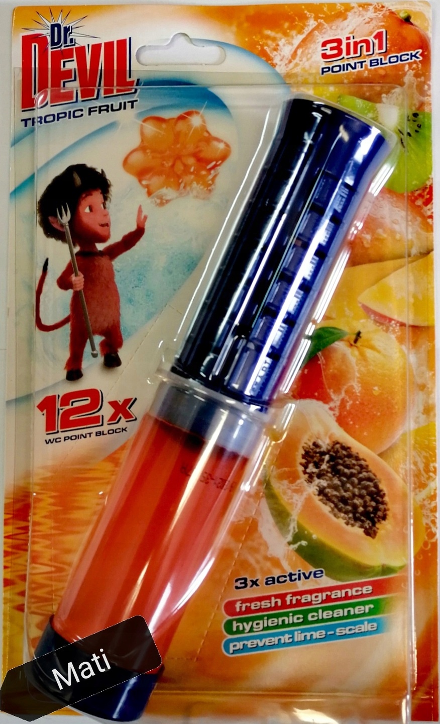 

Dr. Devil punktowy żel do Wc Tropic Fruit 75 ml