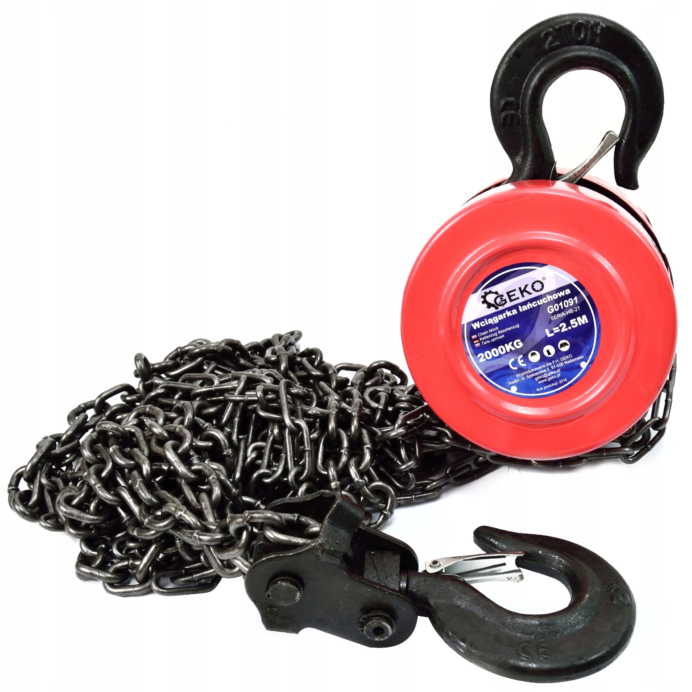 Wciągarka łańcuchowa 2T x 2,5m