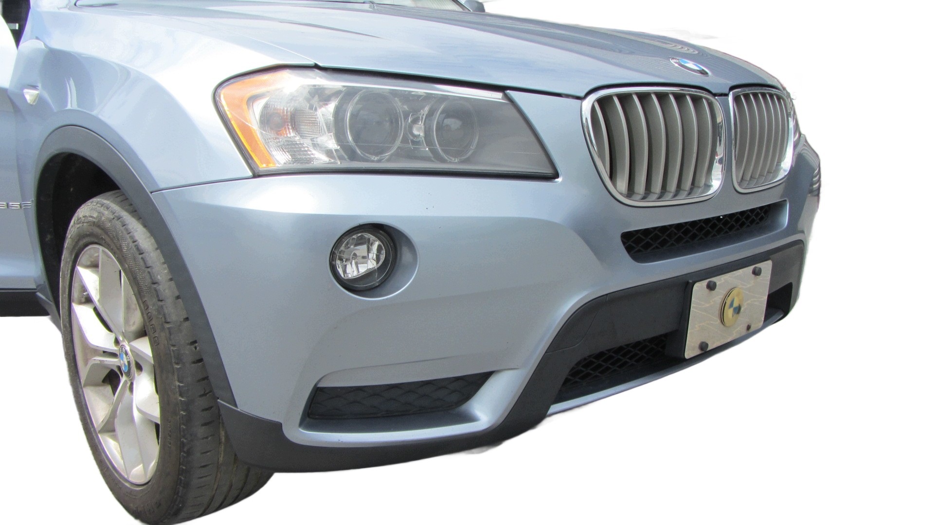 BMW X3 F25 bumper BLUE WATER 896 front front before LIFT without PDC 7210451