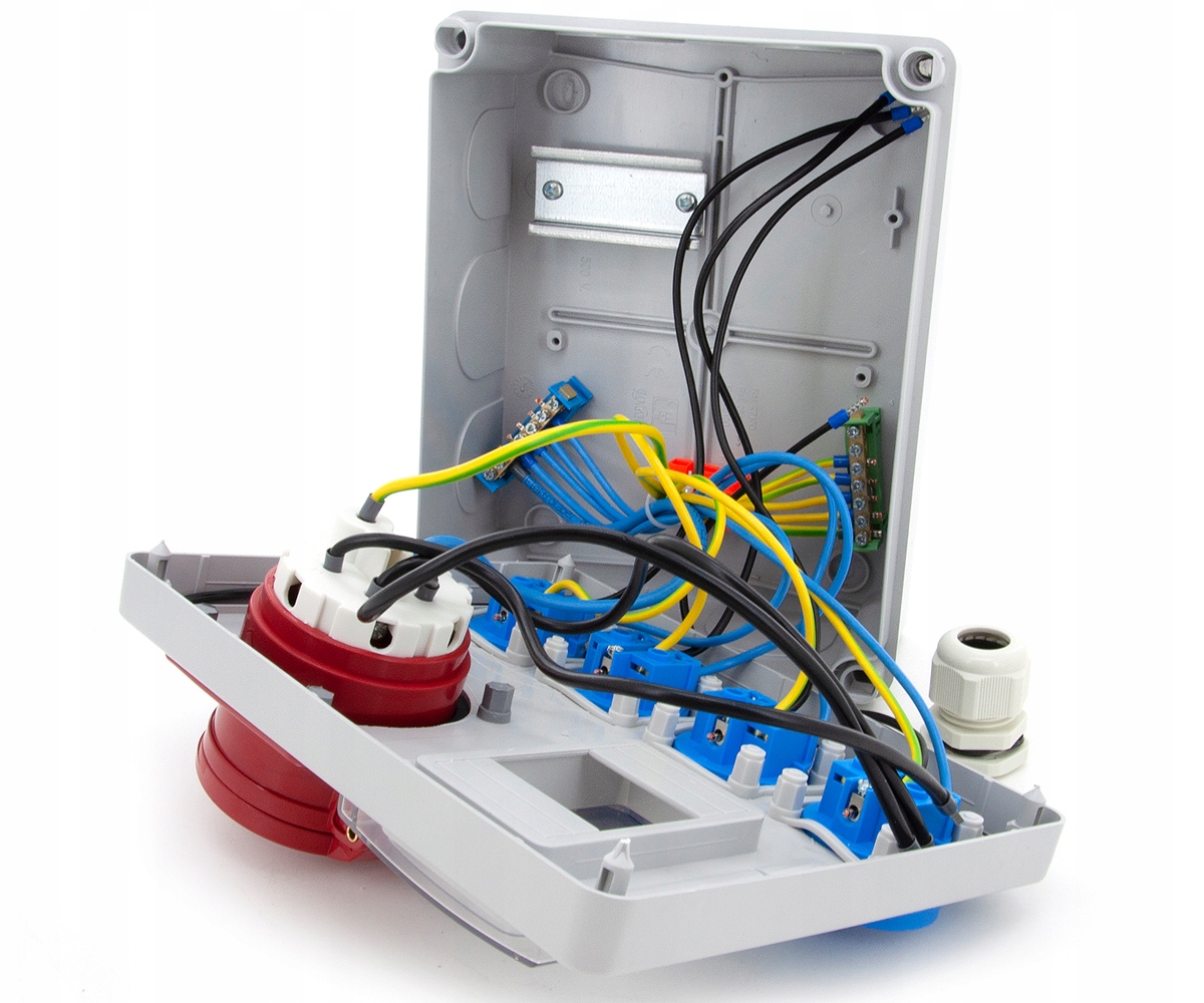 ROZDZIELNICA ROZDZIELNIA BUDOWLANA 32/5 4*230V Stopień ochrony IP IP44
