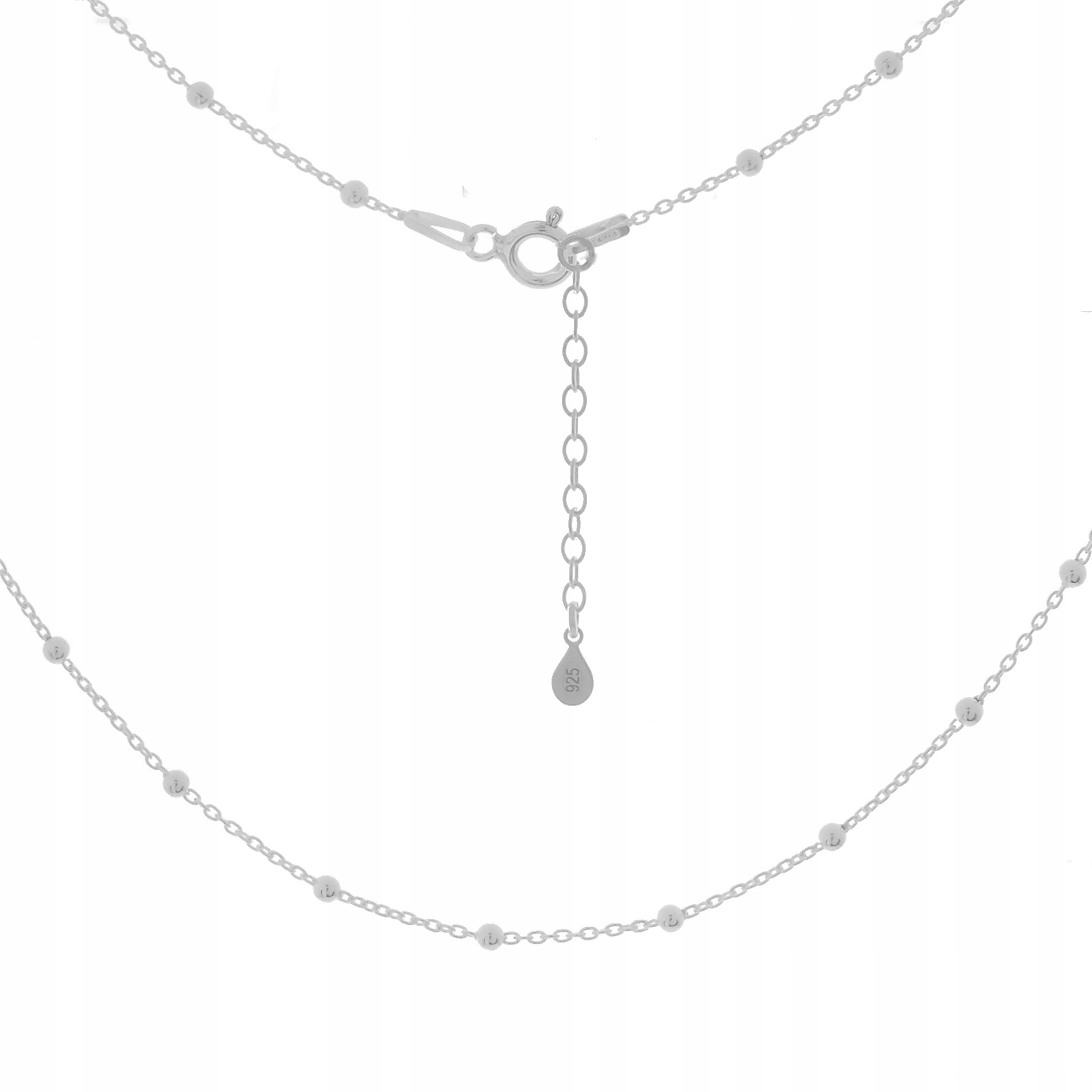 

Choker Kulki Łańcuszek Kuleczki 2MM Srebro 925