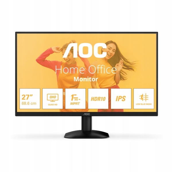 Aoc Q27B35E 27" Ips 2560x1440 20M:1 4ms 300cd Dp Hdmi čierny Q27B35E