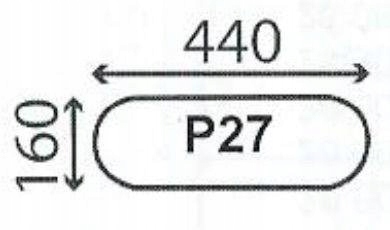 čelní sklo traktoru Ford 10 30 Sl Ultra zadní spodní