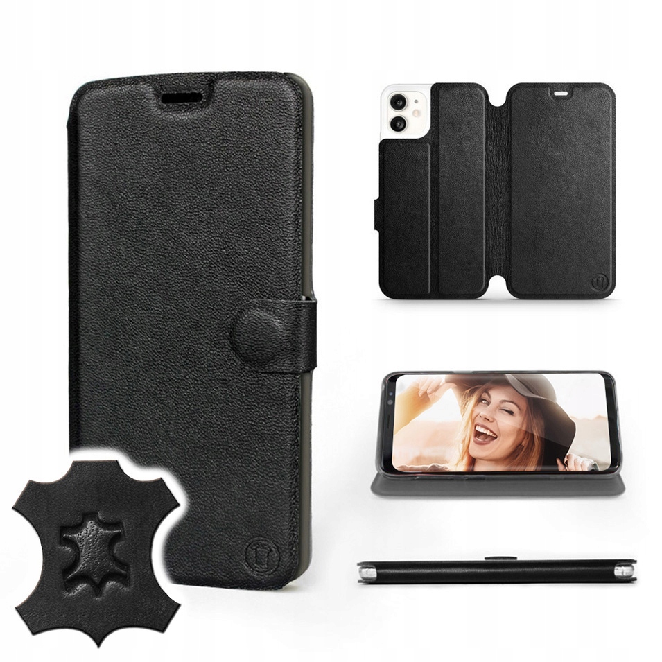 

Etui Mobiwear do Apple iPhone 11 - Black Leather