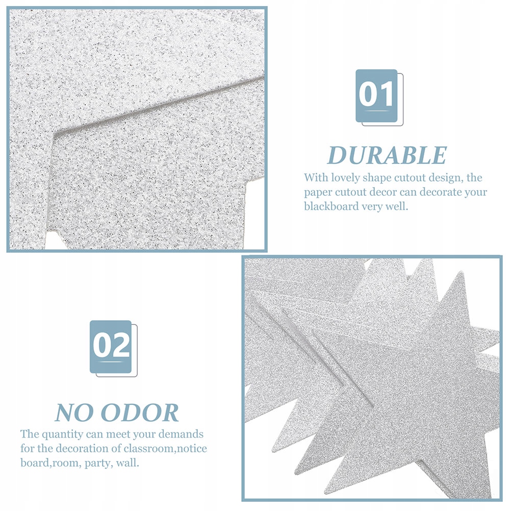 30 SZT. PAPIEROWE WYCIĘCIA PENTAGRAMOWE DELIKATNE Kod producenta KM2718