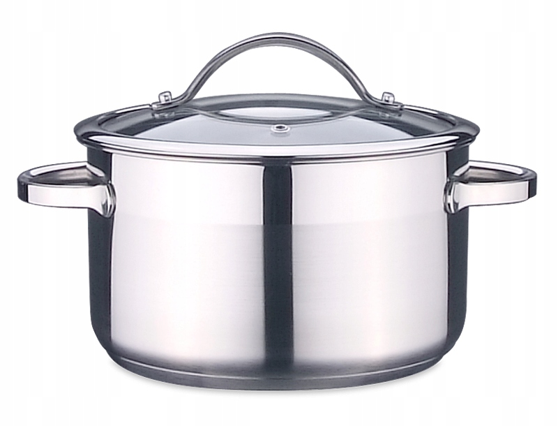

Garnek Nierdzewny Indukcja Pokrywka 24cm 6,1L
