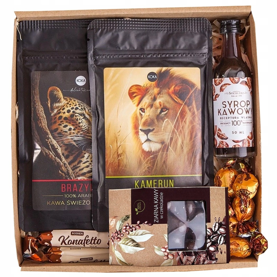 Zestaw prezentowy Kawowy dla miłośnika kawy, kawosza od PrezentPanda