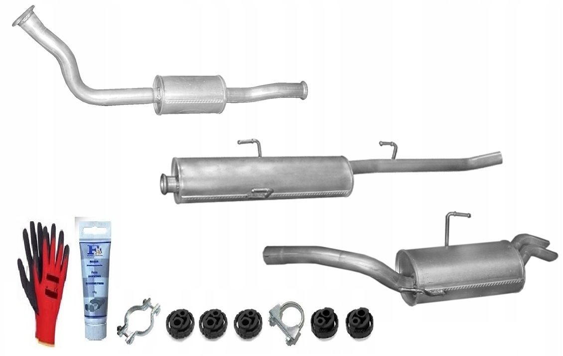 Fiat Scudo 1.9 Td 68 kW 1995-2003 krátká verze Swb Výfukový SYSTÉM+bonus