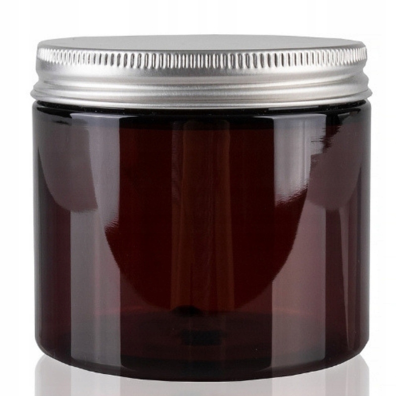 

Słoik Pet brązowy 200ml z nakrętką aluminiową