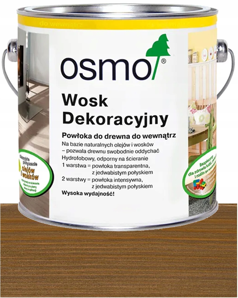 Osmo Dekoratívny vosk transparentný Bezbarevný Antický Dub 3168 2,5L