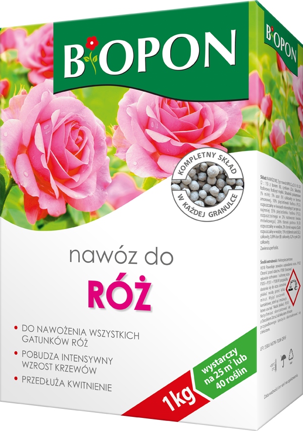 

Biopon Nawóz Do Róż Granulat 1KG