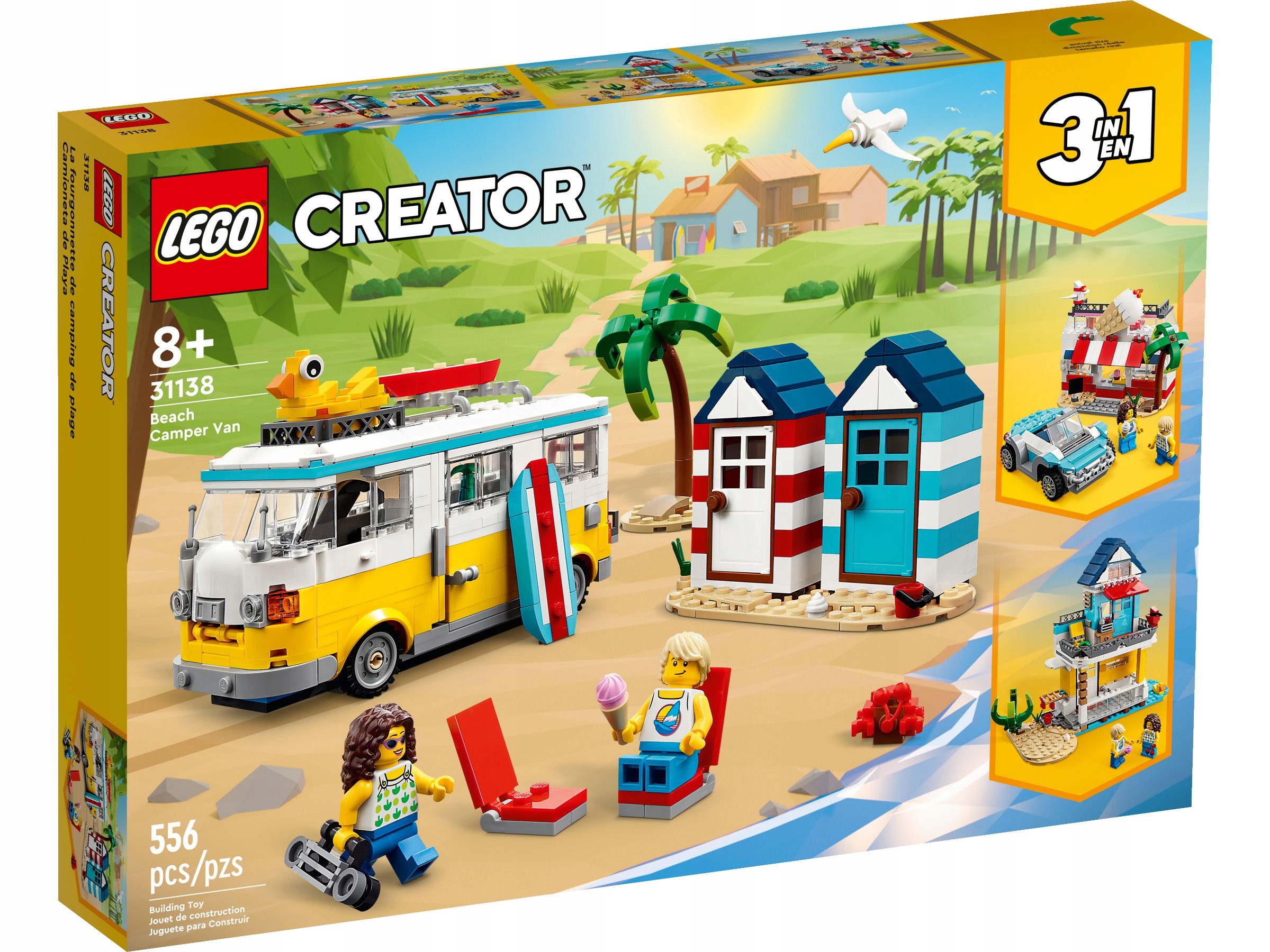 LEGO Creator 3 w 1 31138 Kamper van na plaży NOWE!