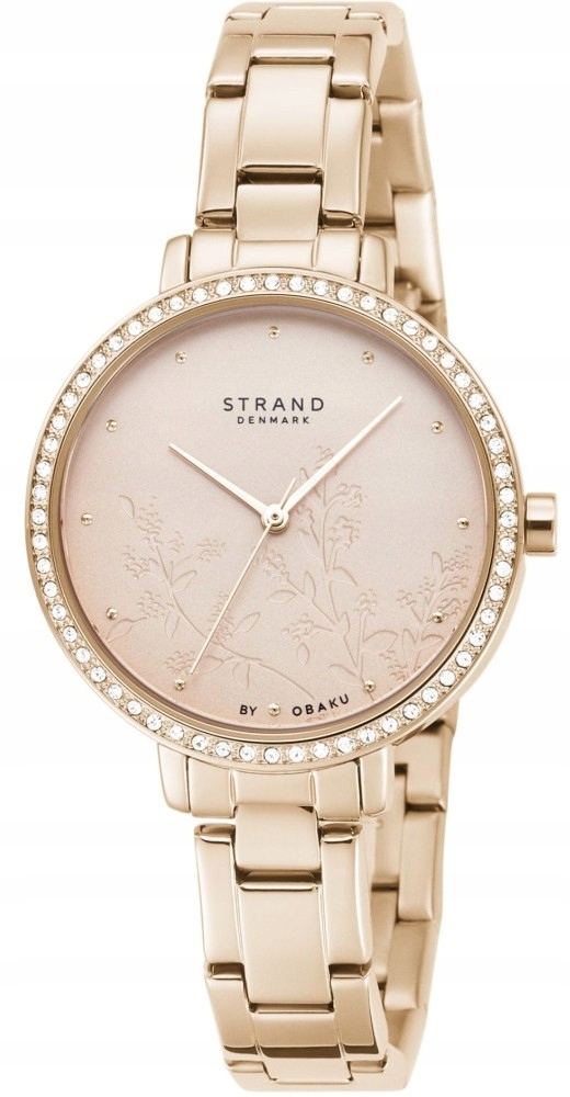 Nové originální dámské hodinky Strand by Obaku S712LXVVSV růžové zlato, krabička