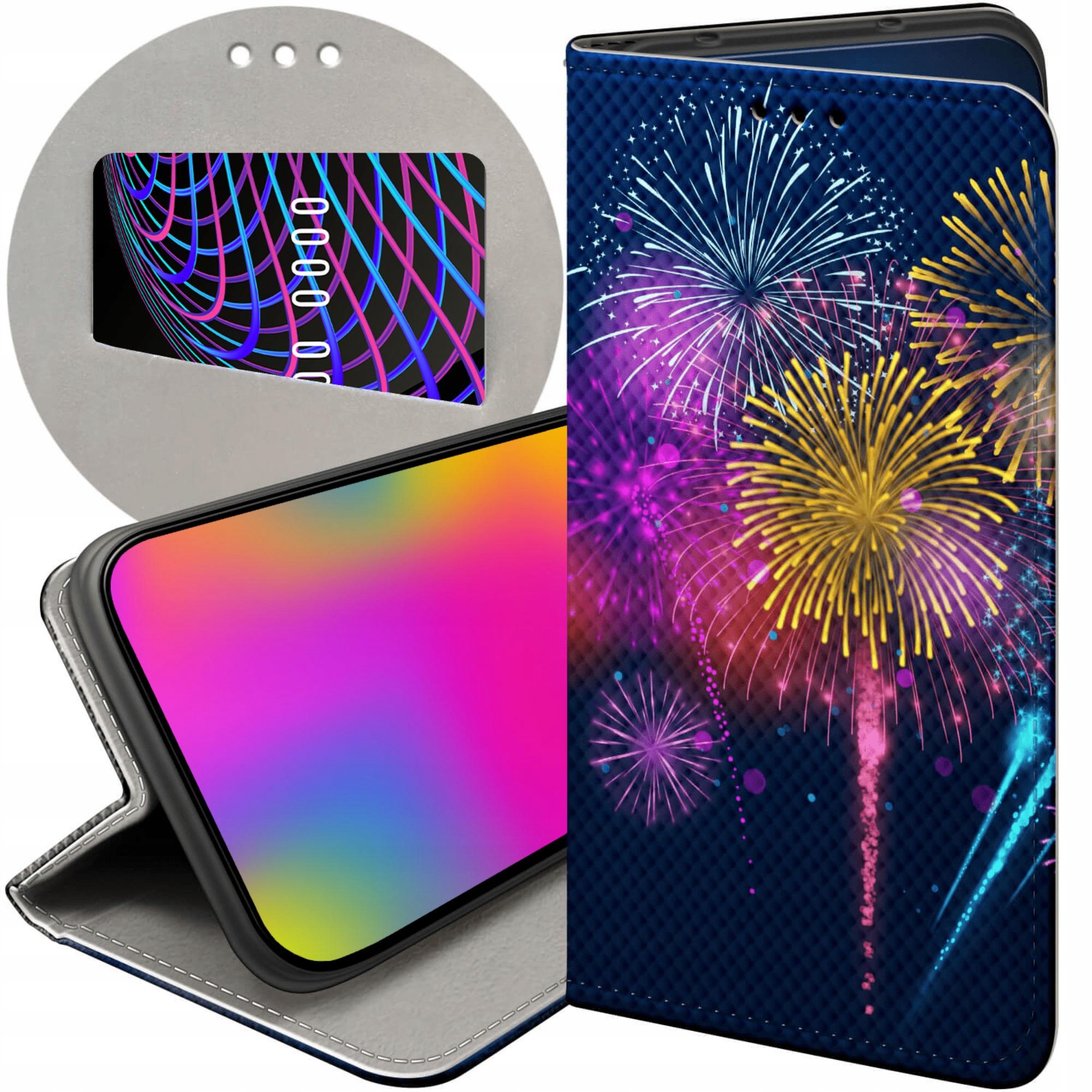 Etui Z Klapką Do Samsung Galaxy S24 Fe Sylwester Impreza Nowy Rok