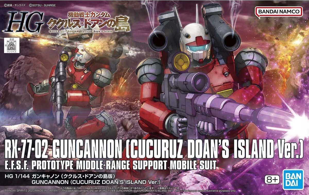 Gundam – Hg 1/144 Guncannon (Cucuruz Doan's Island Ver.) – Model Kit