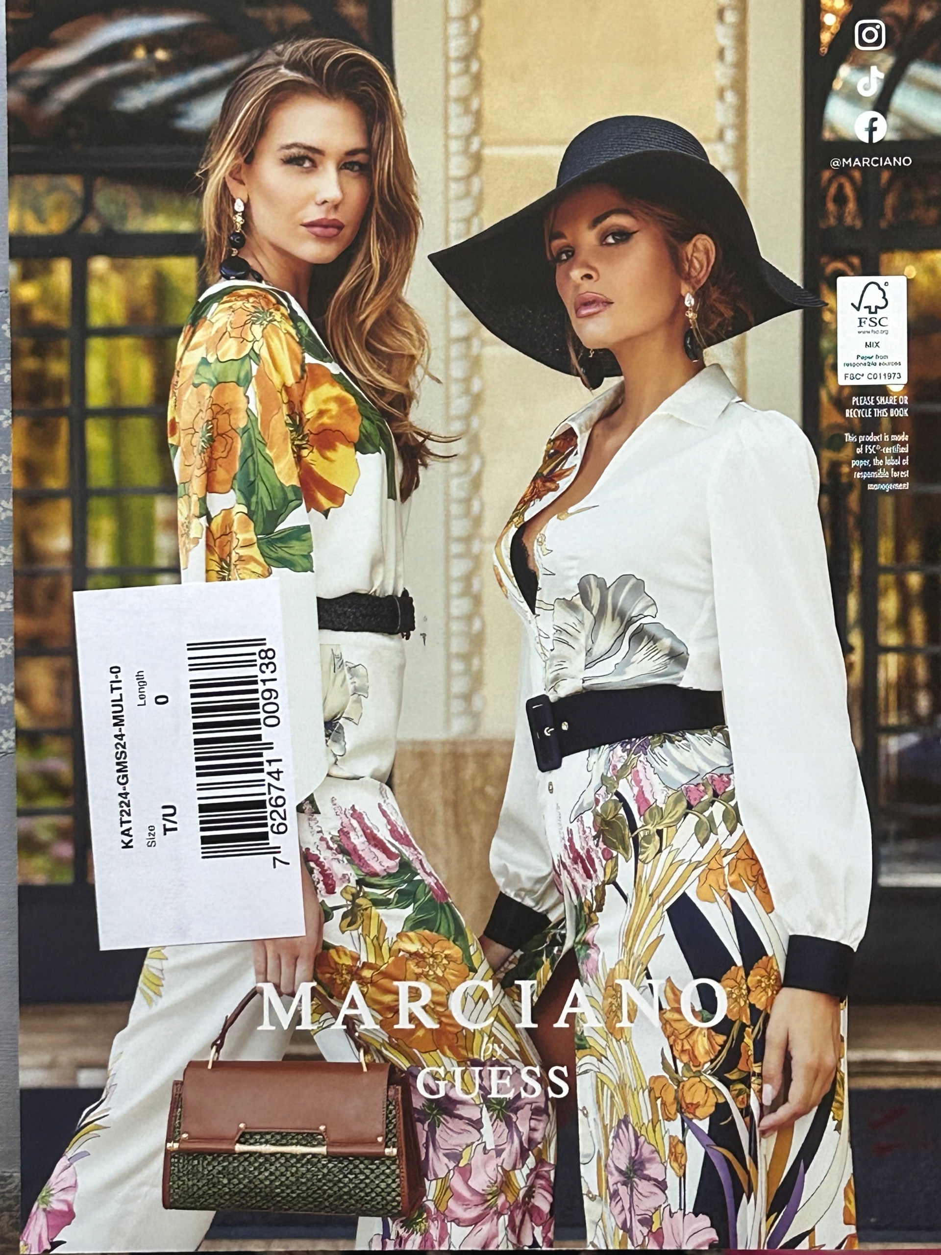 GUESS SPRING SUMMER 2024 KATALOG GAZETA MODOWA XL NOWOŚĆ ISSN 7626741009138