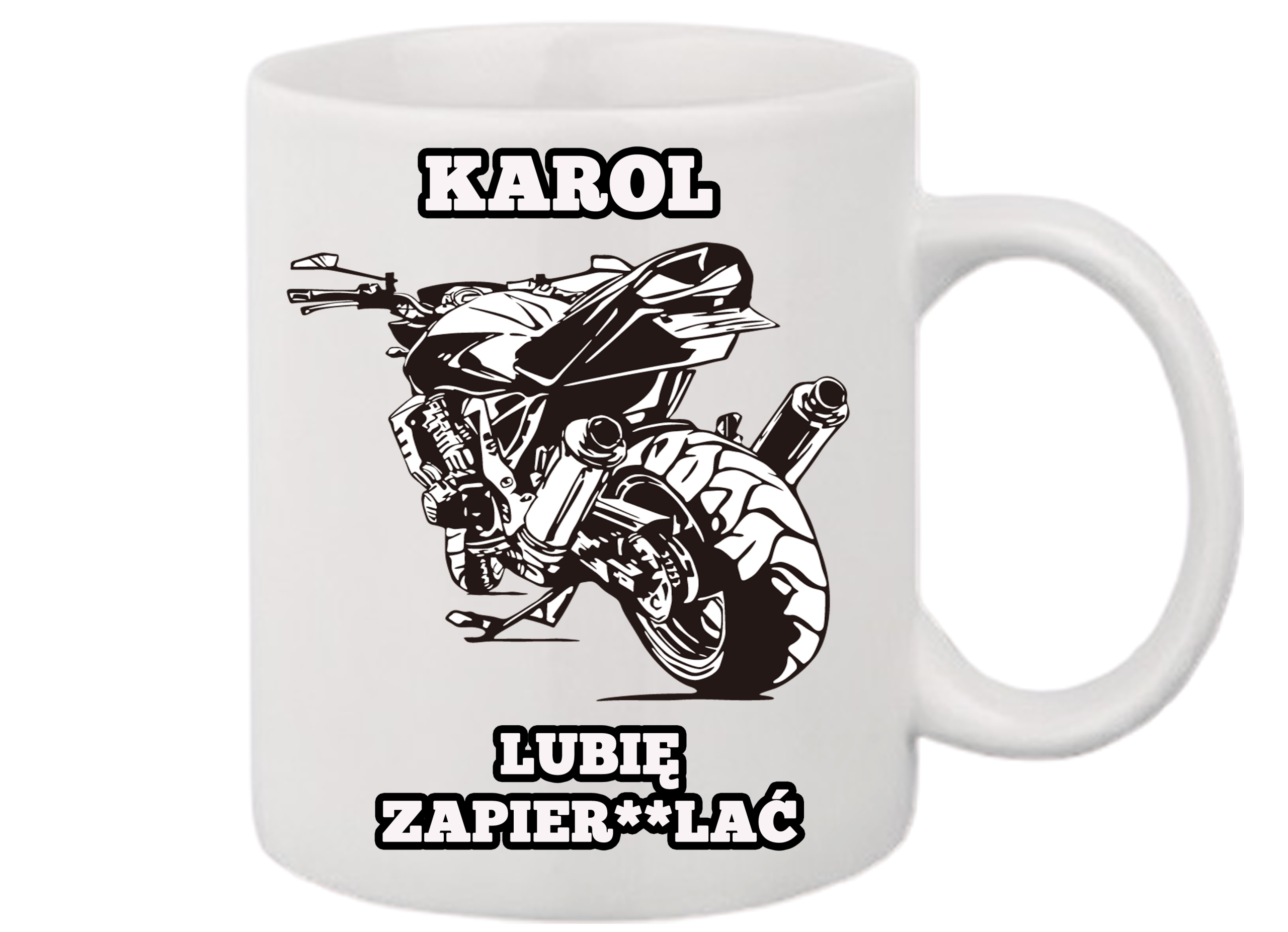 

Kubek Dla Motocyklisty Honda Lubie Zapier*** Imię