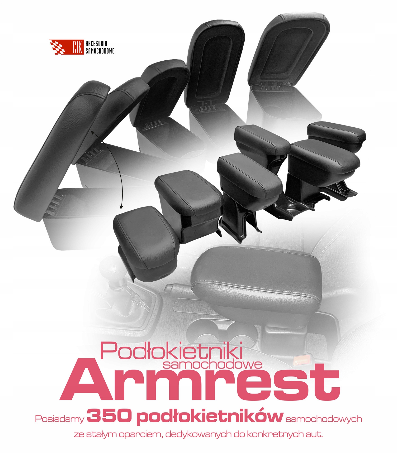 PODLOKIETNIK CITROEN BERLINGO II od 2008 Armrest Version European