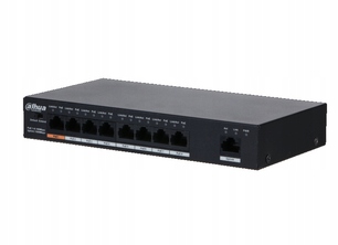 Switch PoE Dahua PFS3009-8ET1GT-96-V2 8 portów Fast Ethernet do Kamer Ip